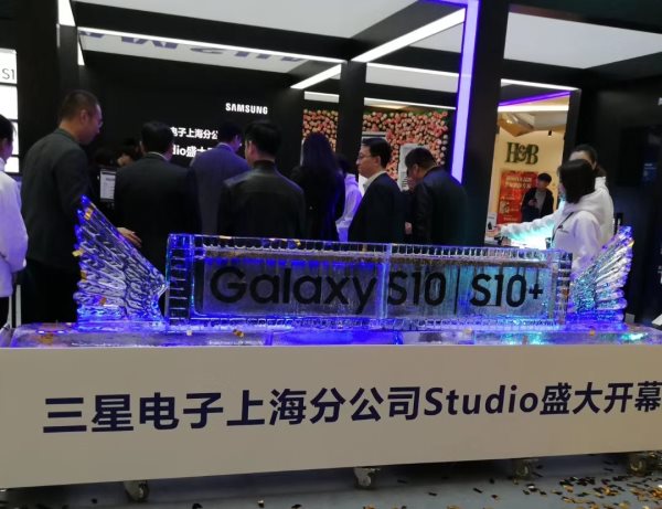 开业注水冰雕台